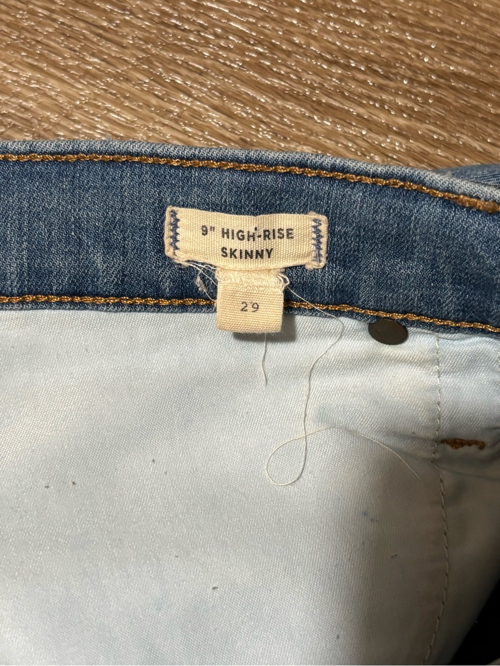 Madewell 9” High-Rise Jeans – Size 29 Women - Picture 7 of 9